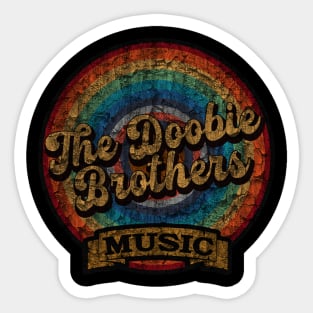 The Doobie Brothers //Design On tshirt for to all supporters Sticker